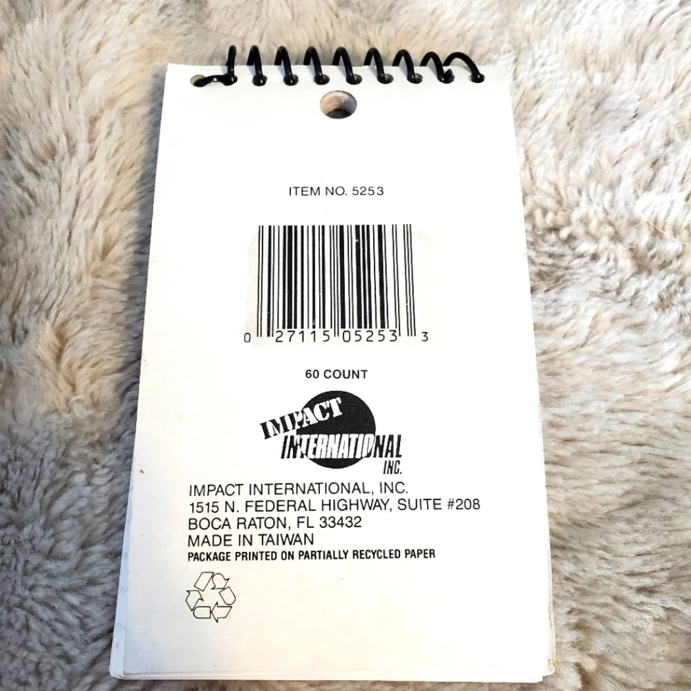 N/A small pages notepad